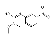 1-methoxy-1-methyl-3-(3-nitrophenyl)urea结构式