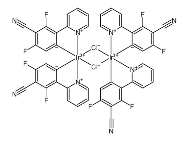 Iridium, di-μ-chlorotetrakis[4-cyano-3,5-difluoro-2-(2-pyridinyl-κN)phenyl-κC]di picture