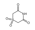 1,1-DIOXIDE-3,5-THIOMORPHOLINEDIONE Structure