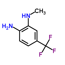 N2-Methyl-4-(trifluoromethyl)-1,2-benzenediamine Structure