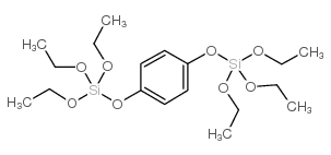 1,4-Bis-triethoxysilanyloxy-benzene structure