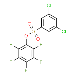 PENTAFLUOROPHENYL 3,5-DICHLORO-BENZENESULFONATE Structure