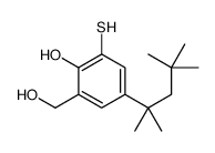 2-(hydroxymethyl)-6-sulfanyl-4-(2,4,4-trimethylpentan-2-yl)phenol Structure