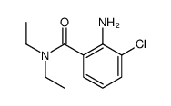 2-amino-3-chloro-N,N-diethylbenzamide Structure