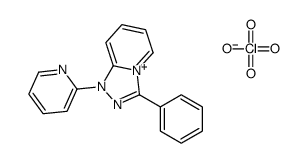 3-phenyl-1-pyridin-2-yl-[1,2,4]triazolo[4,3-a]pyridin-4-ium,perchlorate Structure