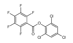 (2,4,6-trichlorophenyl) 2,3,4,5,6-pentafluorobenzoate结构式