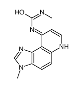 1-methyl-3-(3-methylimidazo[4,5-f]quinolin-9-yl)urea结构式