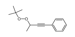 3-tert-butylperoxy-1-phenyl-1-butyne Structure