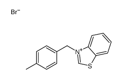 3-[(4-methylphenyl)methyl]-1,3-benzothiazol-3-ium,bromide Structure