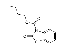 butyl 2-oxo-1,3-benzothiazole-3-carboxylate结构式