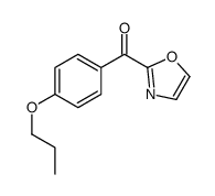 2-(4-PROPOXYBENZOYL)OXAZOLE structure