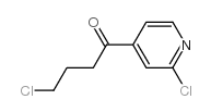 2-CHLORO-4-(4-CHLOROBUTYRYL)PYRIDINE结构式