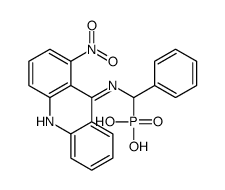 [[(1-nitroacridin-9-yl)amino]-phenylmethyl]phosphonic acid Structure