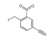 4-(iodomethyl)-3-nitrobenzonitrile结构式