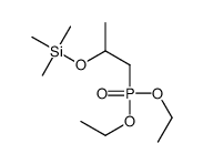 1-diethoxyphosphorylpropan-2-yloxy(trimethyl)silane结构式