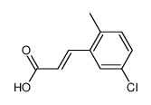 5-Chlor-2-methyl-zimtsaeure Structure