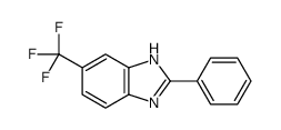 1H-BENZIMIDAZOLE, 2-PHENYL-5-(TRIFLUOROMETHYL)- structure