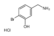 5-(aminomethyl)-2-bromophenol,hydrochloride Structure