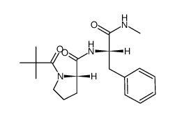 Piv-L-Pro-L-Phe-NHMe Structure