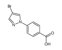 4-(4-bromopyrazol-1-yl)benzoic acid Structure