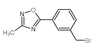 5-[3-(bromomethyl)phenyl]-3-methyl-1,2,4-oxadiazole Structure