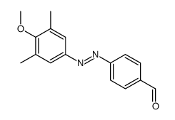 4-[(4-methoxy-3,5-dimethylphenyl)diazenyl]benzaldehyde结构式