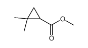methyl 2,2-dimethylcyclopropane-1-carboxylate Structure
