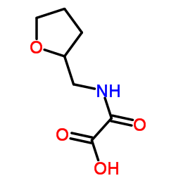 Oxo[(tetrahydro-2-furanylmethyl)amino]acetic acid Structure