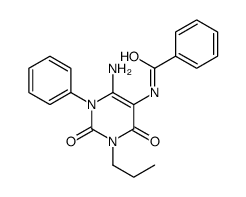 N-(6-amino-2,4-dioxo-1-phenyl-3-propylpyrimidin-5-yl)benzamide结构式