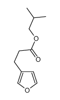 2-methylpropyl furan-3-propionate Structure