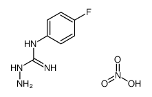 1-amino-2-(4-fluorophenyl)guanidine,nitric acid Structure