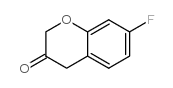 7-FLUOROCHROMAN-3-ONE structure