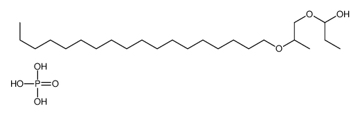 1-(2-octadecoxypropoxy)propan-1-ol,phosphoric acid Structure