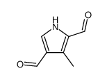 2,4-diformyl-3-methylpyrrole Structure