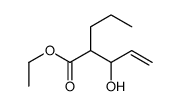 3-Hydroxy-2-propyl-4-pentenoic Acid Ethyl Ester(Mixture of diastereomers)结构式