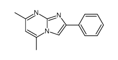 5,7-dimethyl-2-phenyl-imidazo[1,2-a]pyrimidine Structure