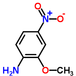 2-甲氧基-4-硝基苯胺结构式
