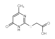 2-[(4-甲基-6-氧代-1,6-二氢-2-嘧啶)磺酰基]乙酸结构式