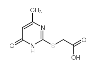 2-carboxymethylthio-6-methyl-3,4-dihydropyrimidin-4-one Structure