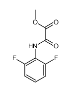 methyl 2-(2,6-difluoroanilino)-2-oxoacetate结构式