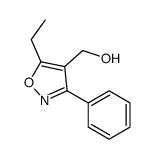 (5-Ethyl-3-phenyl-1,2-oxazol-4-yl)methanol Structure