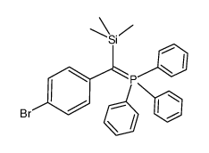 ((4-bromophenyl)(trimethylsilyl)methylene)triphenyl-5-phosphane结构式