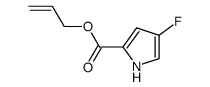 4-fluoro-1H-pyrrole-2-carboxylic acid allyl ester结构式