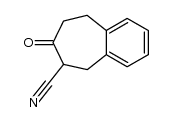 7-oxo-6,7,8,9-tetrahydro-5H-benzocycloheptene-6-carbonitrile Structure