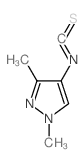 4-Isothiocyanato-1,3-dimethyl-1H-pyrazole structure