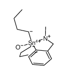 [2-(N,N-dimethylaminomethyl)phenyl]di-n-butyltin(IV) hydroxide Structure