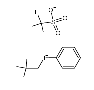 (2,2,2-Trifluoroethyl)phenyliodonium triflate结构式