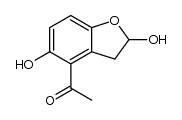 2,5-dihydroxy-2,3-dihydrobenzo[b]furan结构式