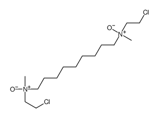 N,N'-bis(2-chloroethyl)-N,N'-dimethylnonane-1,9-diamine oxide结构式