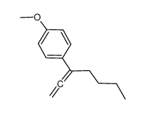 4-(1-butyl-1,2-propadienyl)-1-methoxybenzene结构式